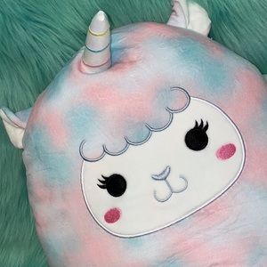 Squishmallow 15" Winona The Llama Rainbow Plush Cloud Tie Dye Kellytoy New